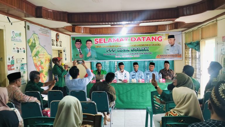 Dewan Pimpinan Cabang (DPC) Partai Persatuan Pembangunan (PPP) Kabupaten Solok secara resmi mendeklarasikan dukungan bagi pasangan Mahyeldi dan Vasko Ruseimy dalam Pemilihan Gubernur (Pilgub) Sumatera Barat 2024